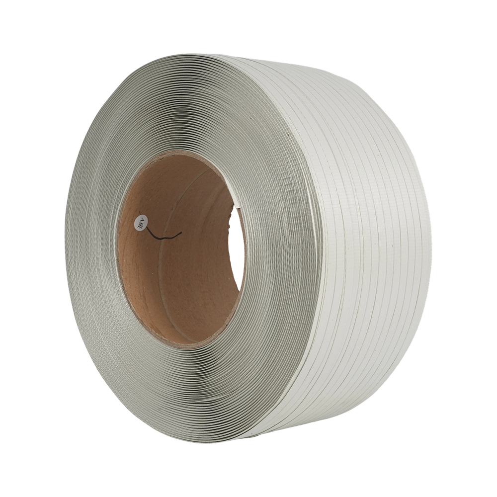 Vit plastband, PP manuellt band